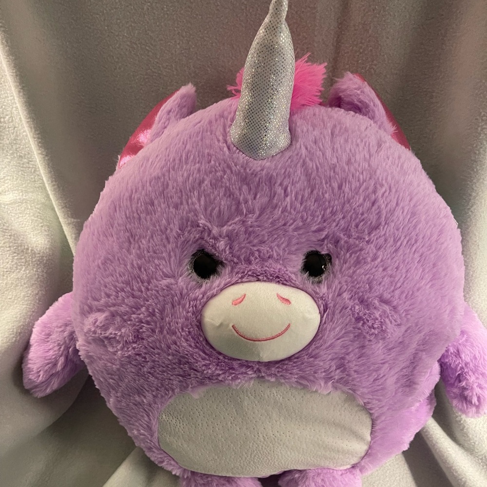 Hug Me Purple Unicorn Plush